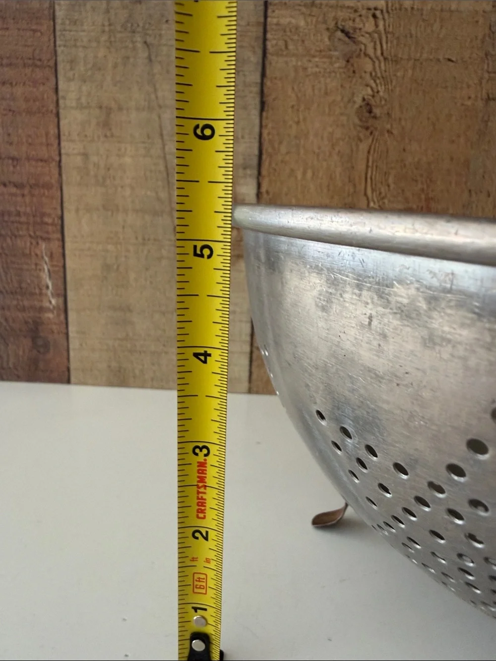 VTG 7 Star Aluminum Colander